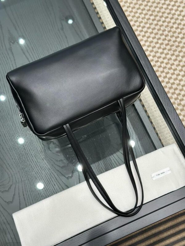 THE ROW Astra Leather Bowling Bag