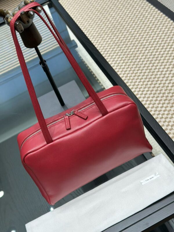 THE ROW Astra Leather Bowling Bag