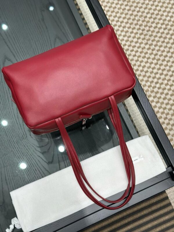 THE ROW Astra Leather Bowling Bag
