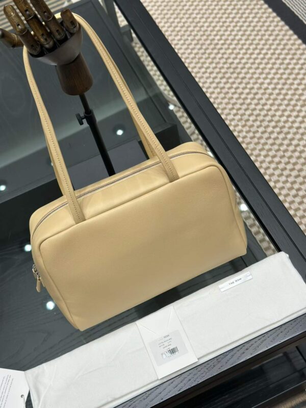 THE ROW Astra Leather Bowling Bag