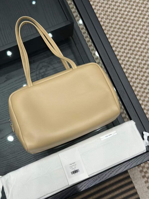 THE ROW Astra Leather Bowling Bag