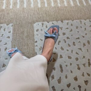 DIORBow high heel sandals