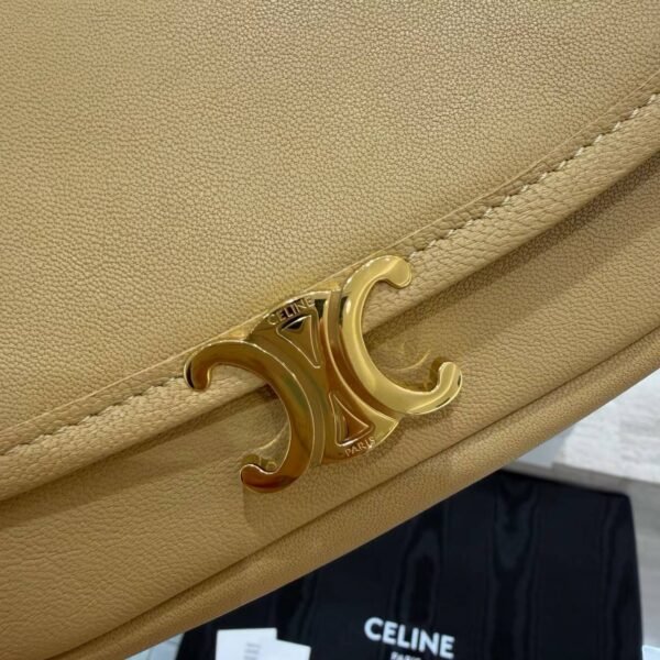 CELINE LITTLE HALFMOON SOFT TRIOMPHE IN SUPPLE SHINY LAMBSKIN