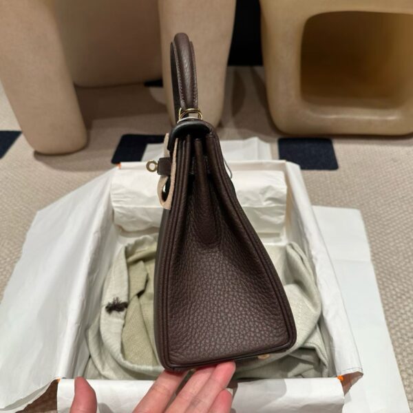 HERMES KELLY 25CM TOGO Ebony color