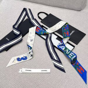 CHANEL Silk scarf