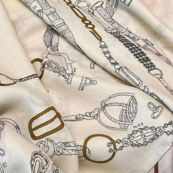 Hermès square towel