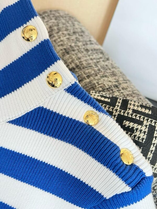 CELINE Knitted short-sleeved shirt