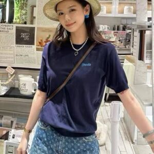 PRADA Knitted short-sleeved shirt