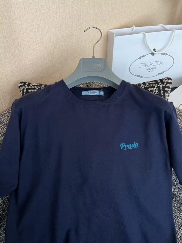 PRADA Knitted short-sleeved shirt