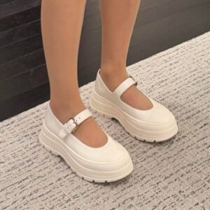 CHANEL  Thick-soled Mary Jane shoes