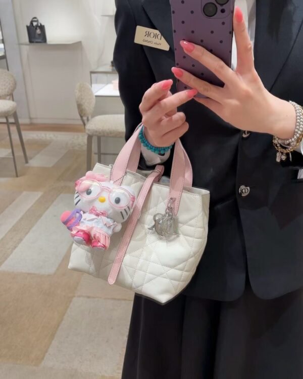 Small Dior Toujours Vertical Tote Bag