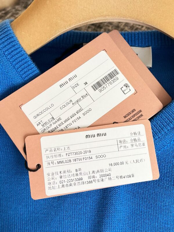 MIUMIU Short sleeve knitwear