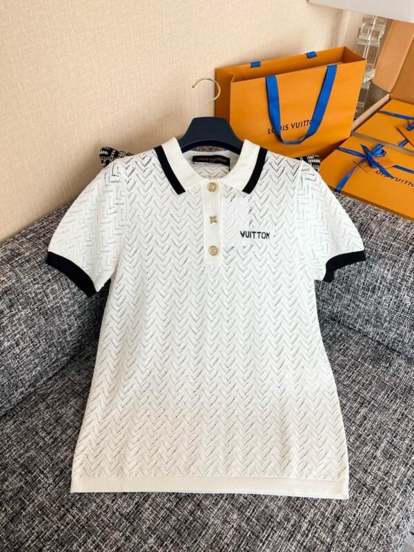 LOUIS VUITTON 26 Knitted Polo short-sleeved shirt
