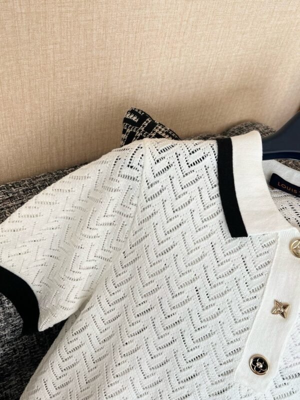 LOUIS VUITTON 26 Knitted Polo short-sleeved shirt
