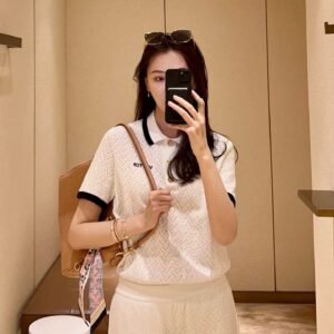 LOUIS VUITTON 26 Knitted Polo short-sleeved shirt