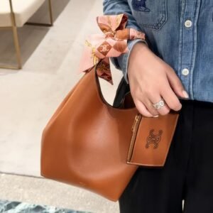 CELINE SMALL HOBO IN SUPPLE SMOOTH CALFSKIN