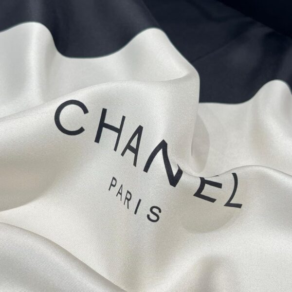 CHANEL  Square silk scarf