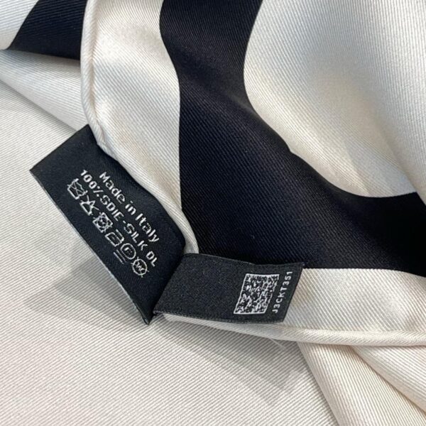 CHANEL  Square silk scarf