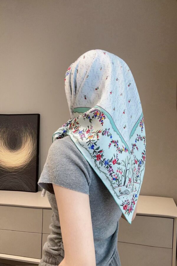 DIOR  Square silk scarf