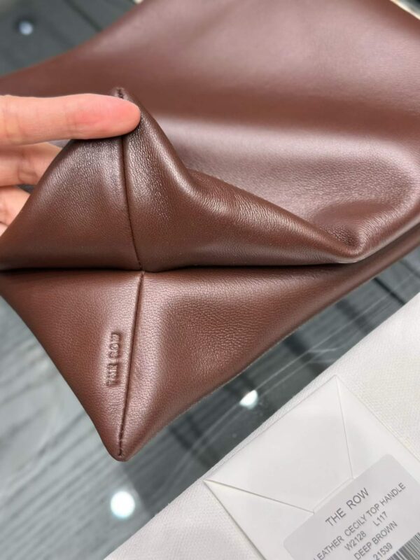 THE ROW Leather Cecily Top Handle Bag