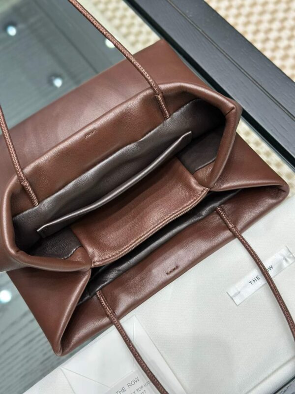 THE ROW Leather Cecily Top Handle Bag