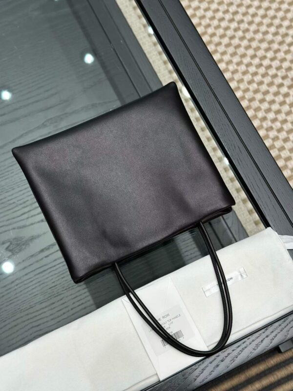 THE ROW Leather Cecily Top Handle Bag