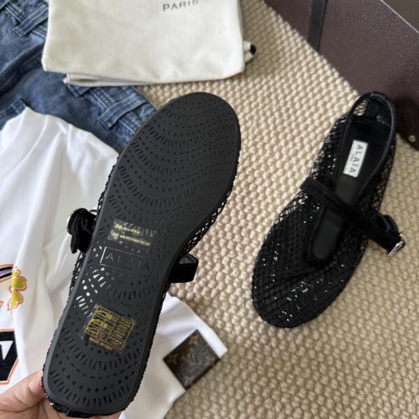 ALAIA 2025 Fishnet Shoes