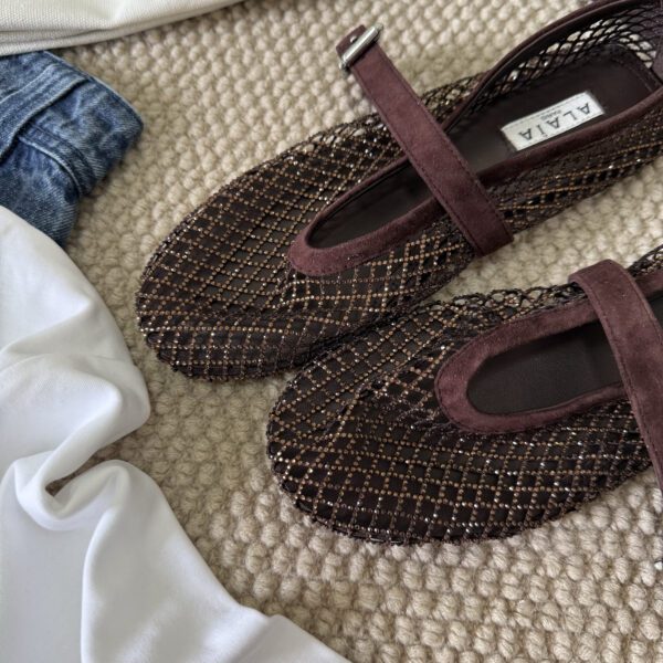 ALAIA 2025 Fishnet Shoes