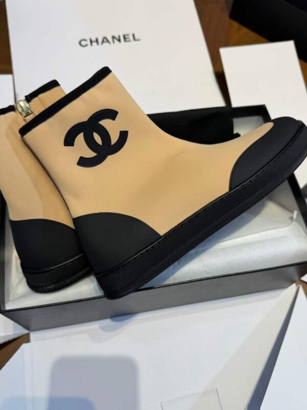 CHANEL Stretch Ankle Boots