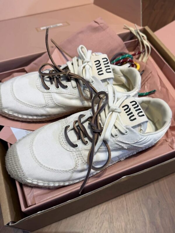 MIUMIU Canvas Shoes