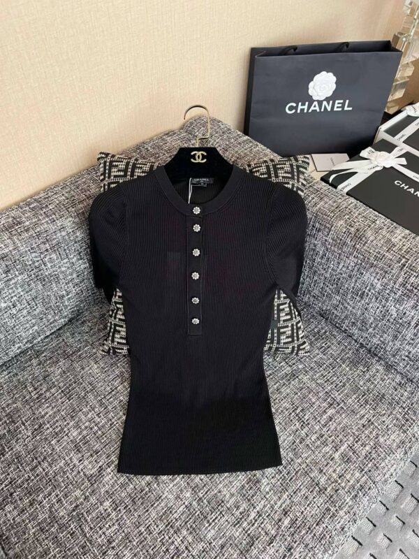 CHANEL Short-Sleeve Shirt