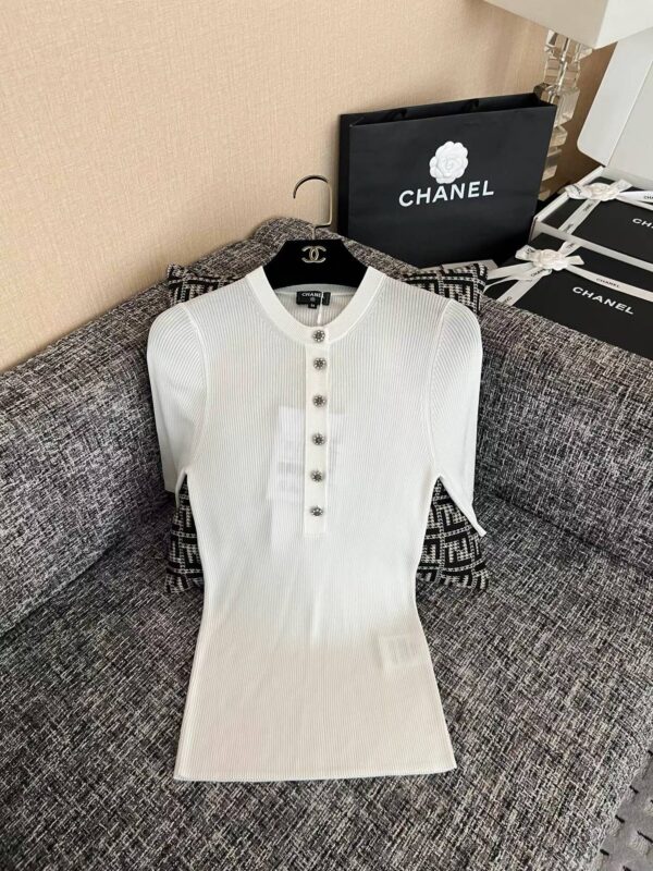 CHANEL Short-Sleeve Shirt