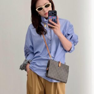 CELINE SMALL NOTE BOOK IN triomphe canvas AND NATURAL CALFSKIN