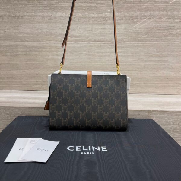 CELINE SMALL NOTE BOOK IN triomphe canvas AND NATURAL CALFSKIN