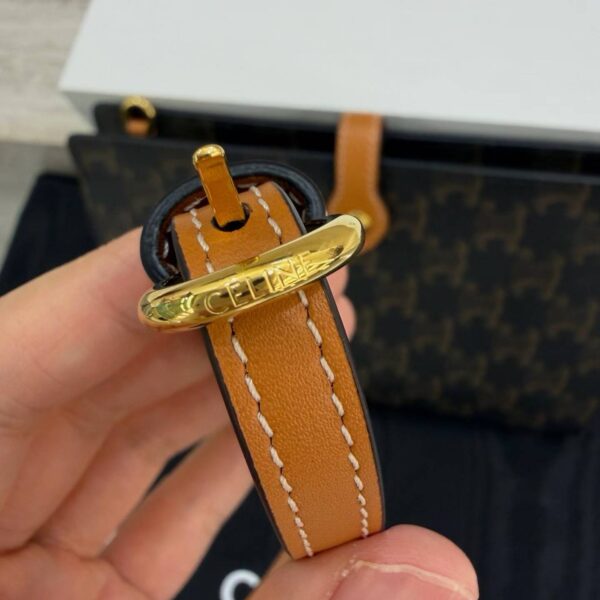 CELINE SMALL NOTE BOOK IN triomphe canvas AND NATURAL CALFSKIN
