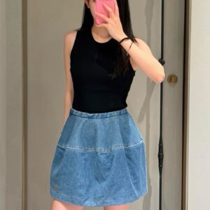 LOEWE  Denim Skirt