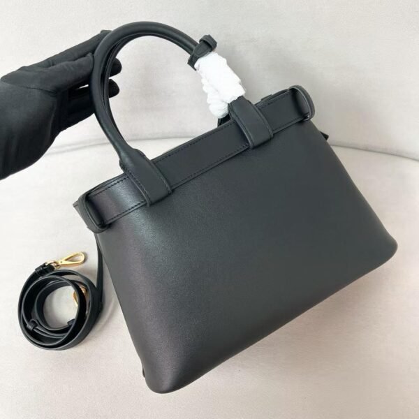Prada Buckle small leather handbag with belt