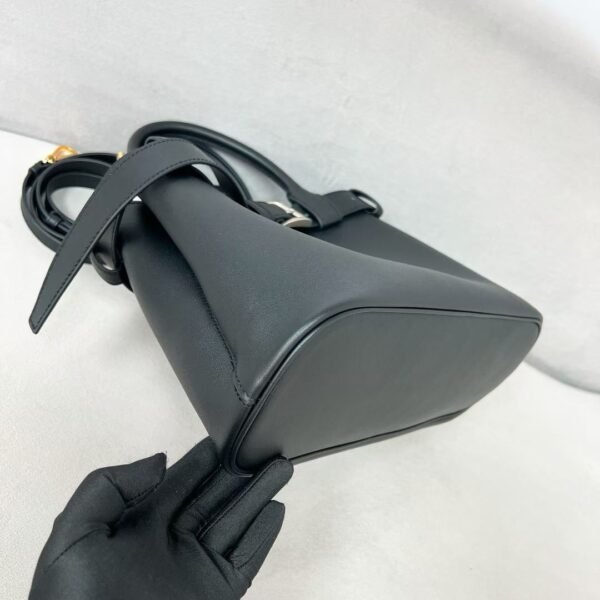 Prada Buckle small leather handbag with belt