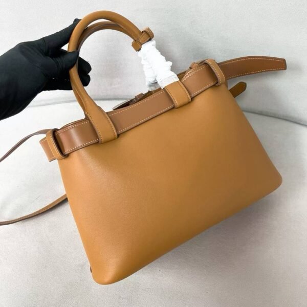 Prada Buckle small leather handbag with belt