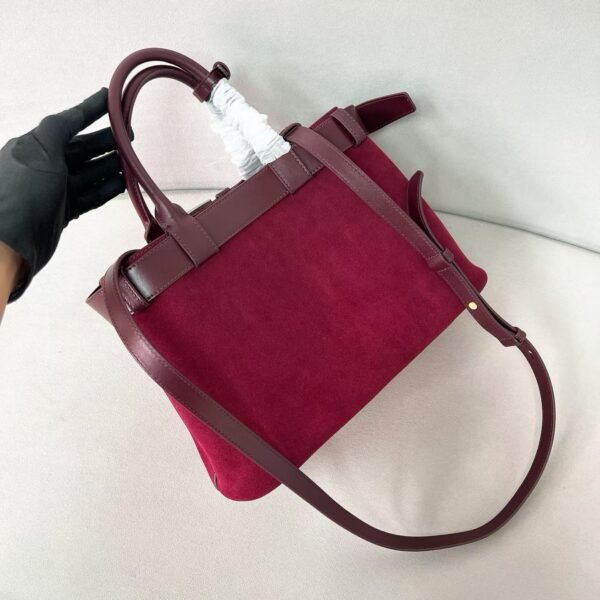 Prada Buckle small leather handbag with belt