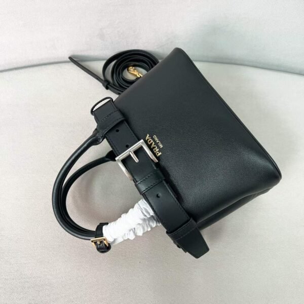Prada Buckle small leather bag with belt