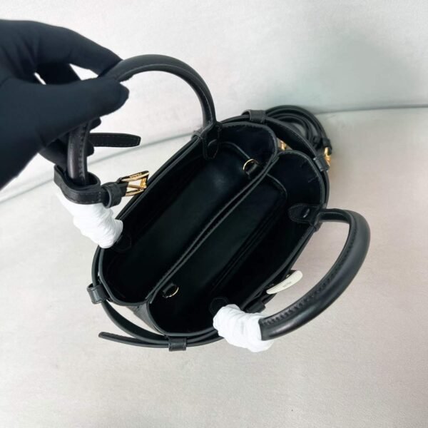 Prada Buckle small leather bag with belt