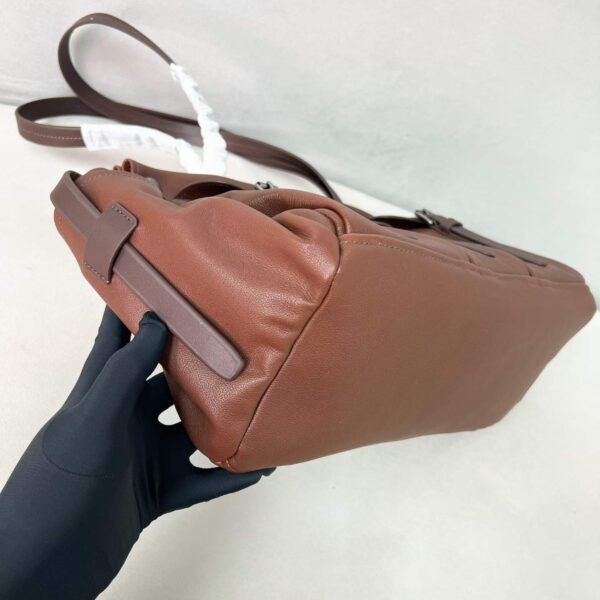 Prada Route large leather tote bag
