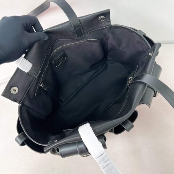 Prada Route large leather tote bag
