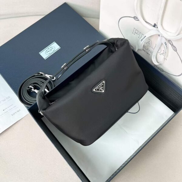 PRADA Re-Nylon and Saffiano leather mini shoulder bag