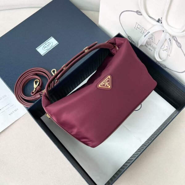 PRADA Re-Nylon and Saffiano leather mini shoulder bag