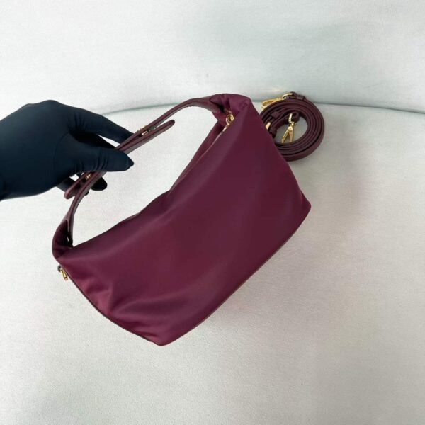 PRADA Re-Nylon and Saffiano leather mini shoulder bag