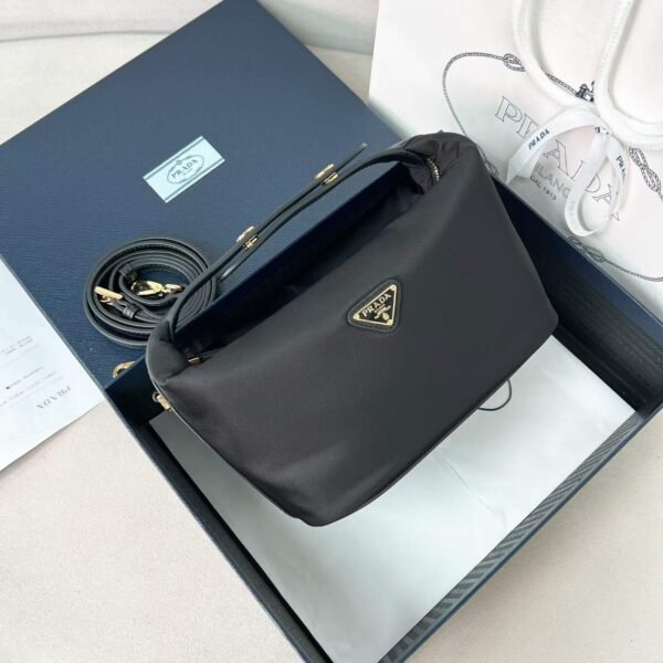 PRADA Re-Nylon and Saffiano leather mini shoulder bag