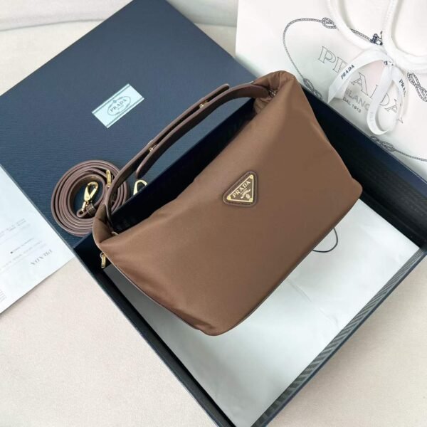 PRADA Re-Nylon and Saffiano leather mini shoulder bag