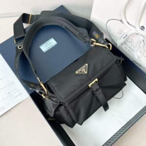 Prada Explore  Re-Nylon shoulder bag with flap MINI